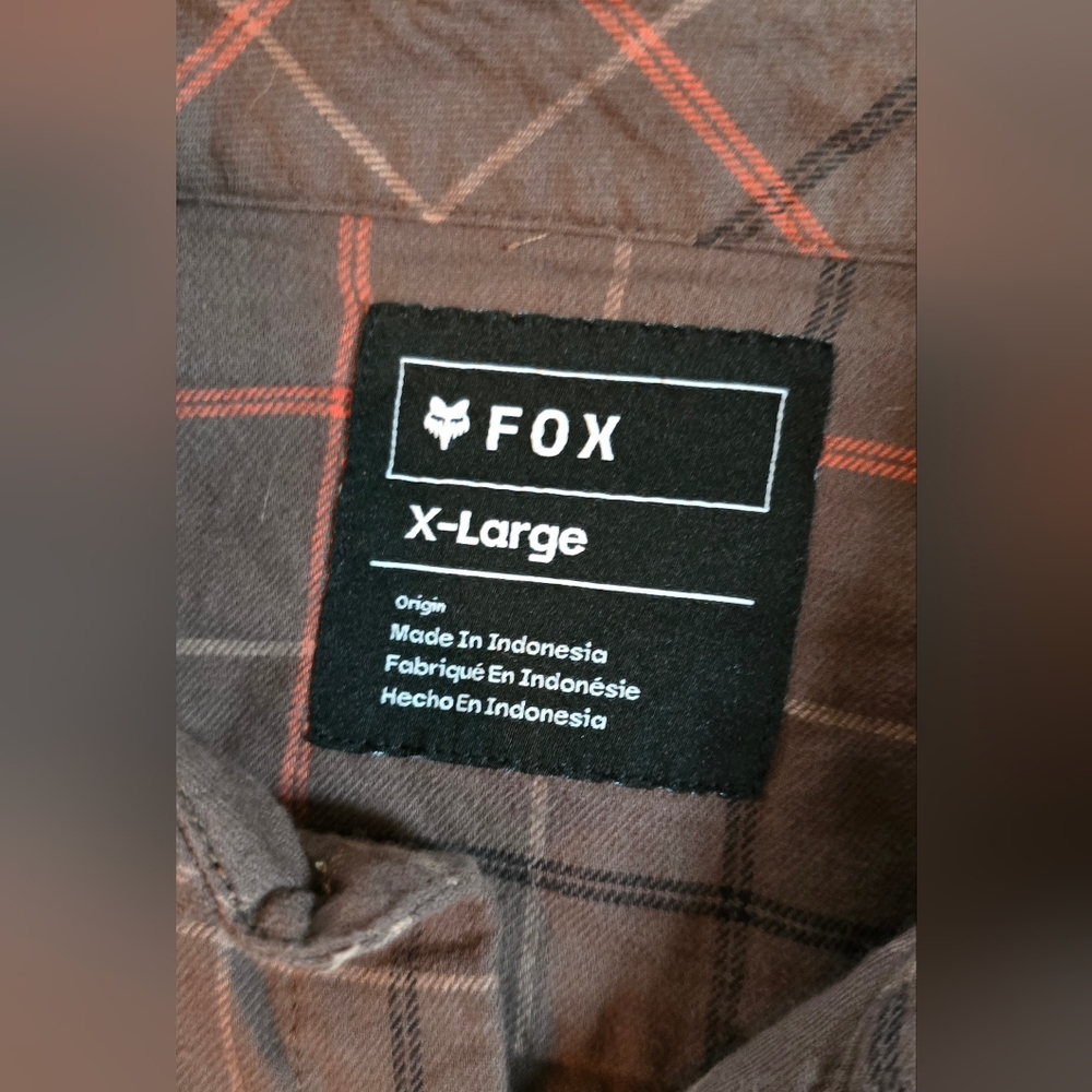 NWT Fox Racing Survivalist Stretch Flannel - Men's XL - Picture 2 of 4